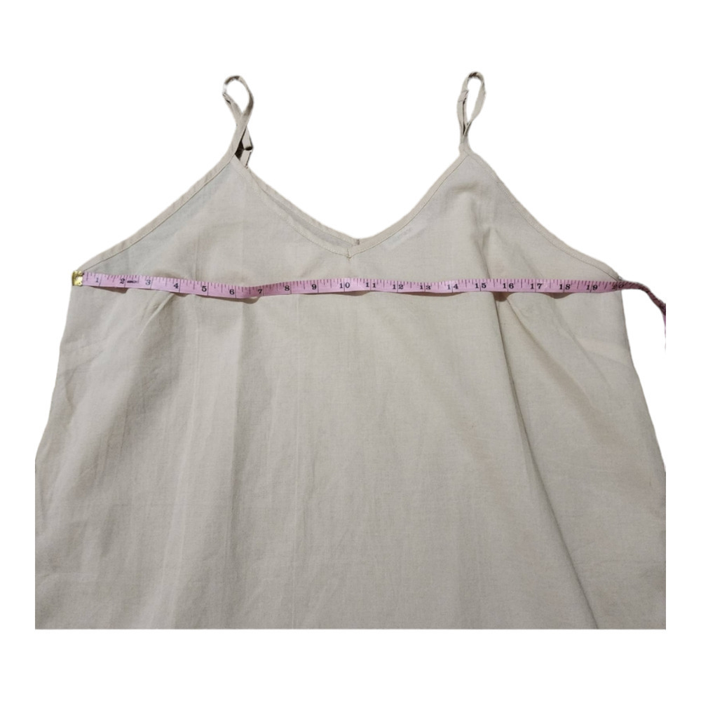 Zoe Kratzmann Size 3 Large Crisp Cotton Slip Beige — image 5 of 7